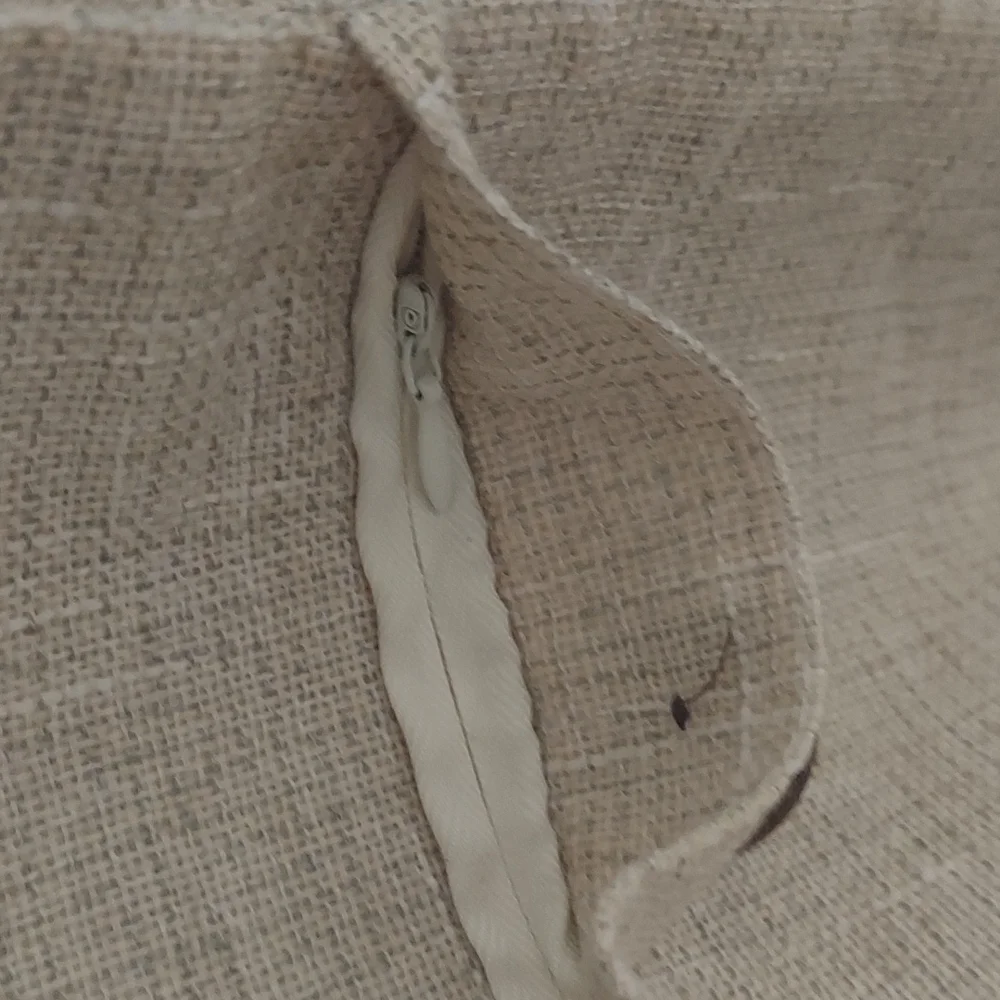Natural Canvas Pillow Cover - 12